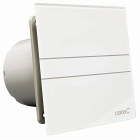   Cata E-100MT szellőztető ventilátor, metakrilát előlappal, utószellőztető funkcióval, fehér, 100mm
