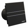 Cata E-100M BK szellőztető ventilátor, metakrilát előlappal, fekete, 100mm