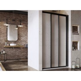 Supernova ASDP3-110 zuhanyajtó 198 fekete+pearl