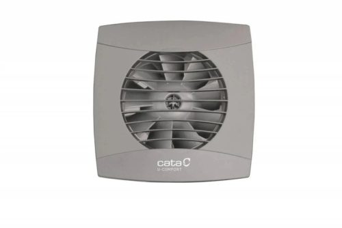 Cata UC-10 Hygro Silver szellőztető ventilátor, utószellőztető és páraérzékelő funkcióval, fordulatszám állítási lehetőséggel, ezüstszürke, 100mm