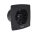Cata UC-10 STD BK szellőztető ventilátor, fekete, 100mm