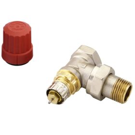   Danfoss sarok radiátorszelep, előbeállítható, 1/2", RA-N