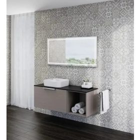   TBOSS FLOATING MIRROR AURA 120X60 CM-ES TÜKÖR VILÁGÍTÁSSAL