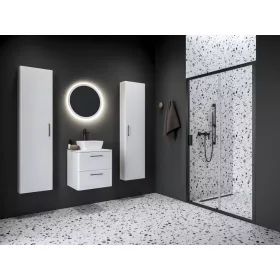 Blix II NBLDP2 100 zuhanyajtó fekete+transparent
