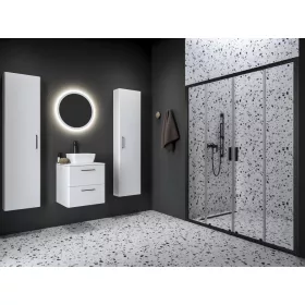 Blix II NBLDP4 180 zuhanyajtó fekete+transparent