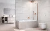 Idea Brushed Copper PNJ II szálcsiszolt réz kádparaván 60 átlátszó
