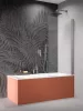 Nes Brushed Nickel PNJ I szálcsiszolt króm kádparaván 50 átlátszó jobbos
