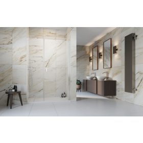 Nes DWS zuhanyajtó 100 átlátszó balos