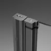 Nes Brushed GunMetal DWD II szálcsiszolt fegyvermetál zuhanyajtó 130 átlátszó