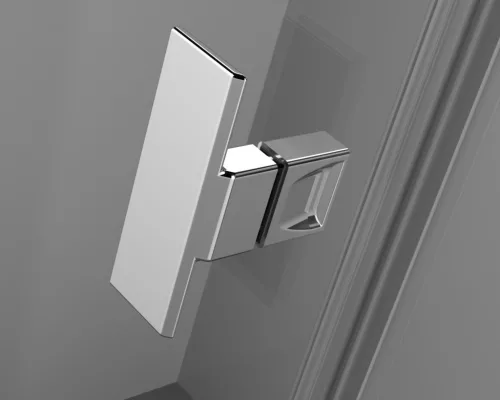 Nes PTJ szögletes zuhanykabin 90×100B átlátszó, balos, ajtó a rövidebb oldalon