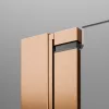 Nes Brushed Copper PTJ szögletes szálcsiszolt réz zuhanykabin 100x80 átlátszó balos