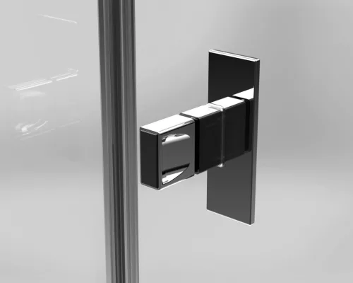Nes 8 KDS II szögletes zuhanykabin 90x80 átlátszó jobbos