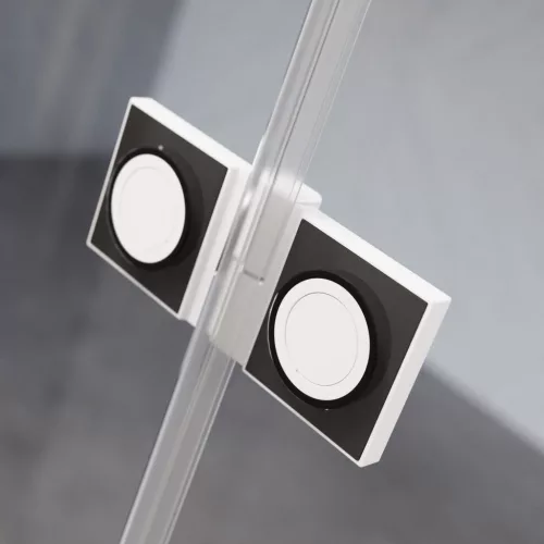 Essenza Pro White PDD íves fehér zuhanykabin 100x80 átlátszó
