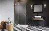 Essenza Pro White KDJ szögletes fehér zuhanykabin 90x80 átlátszó jobbos