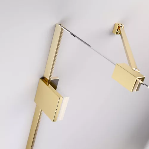 Essenza Pro Gold PNJ II arany kádparaván 90 átlátszó