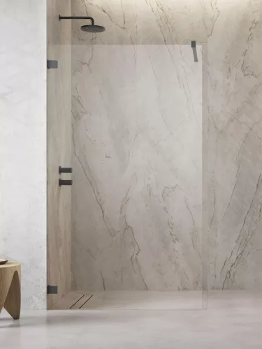 Essenza Pro Brushed GunMetal Walk-in szálcsiszolt fegyvermetál zuhanyfal 60 átlátszó