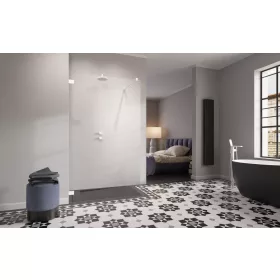 Essenza Pro White Walk-in fehér zuhanyfal 110 átlátszó