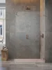 Essenza Pro Brushed Copper Walk-in szálcsiszolt réz zuhanyfal 145 átlátszó