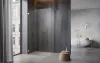 Essenza Pro Brushed Gold Walk-in szálcsiszolt arany zuhanyfal 160 átlátszó