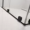 Furo Black KDJ szögletes fekete zuhanykabin 100x110 átlátszó jobbos