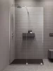 Furo Walk-in zuhanyfal 100 átlátszó jobbos