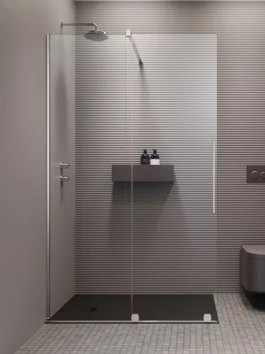Furo Walk-in zuhanyfal 110 átlátszó balos