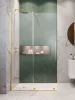 Furo Gold Walk-in arany zuhanyfal 120 átlátszó jobbos