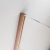 Furo Brushed Copper PND II szálcsiszolt réz kádparaván 110 átlátszó balos