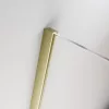 Furo Brushed Gold PND II szálcsiszolt arany kádparaván 120 átlátszó balos