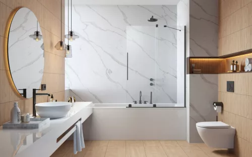 Furo Brushed GunMetal PND II szálcsiszolt fegyvermetál kádparaván 180 átlátszó jobbos