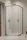 Alienta Brushed Nickel C/D szögletes szálcsiszolt króm zuhanykabin 90x90 átlátszó