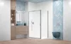 Alienta DWJ+S szögletes zuhanykabin 130x80 átlátszó