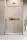 Alienta Brushed Nickel DWJ szálcsiszolt króm zuhanyajtó 130 átlátszó