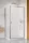 Alienta Brushed Nickel DWJ+S szögletes szálcsiszolt króm zuhanykabin 140x80 átlátszó