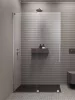 Furo SL Walk-in zuhanyfal 90 átlátszó jobbos