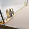 Furo SL Gold Walk-in arany zuhanyfal 120 átlátszó jobbos
