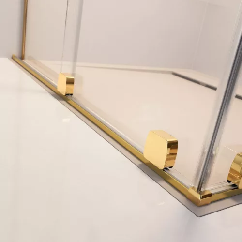 Furo SL Gold Walk-in arany zuhanyfal 120 átlátszó jobbos