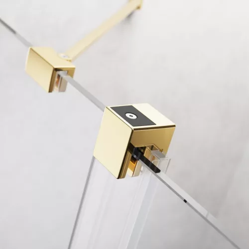 Furo SL Gold Walk-in arany zuhanyfal 120 átlátszó jobbos