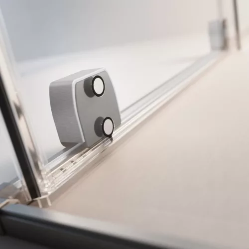 Furo SL Brushed Nickel PND II szálcsiszolt króm kádparaván 110 átlátszó jobbos