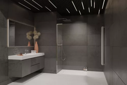 Modo SL II Walk-in zuhanyfal 80 átlátszó balos