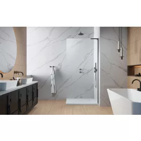  Modo SL II Brushed Gunmetal Walk-in szálcsiszolt fegyvermetál zuhanyfal 120 átlátszó jobbos