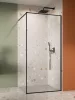 Modo F II Black Walk-in fekete zuhanyfal 85 átlátszó