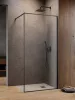 Modo F II Brushed GunMetal Walk-in szálcsiszolt fegyvermetál zuhanyfal 90 átlátszó