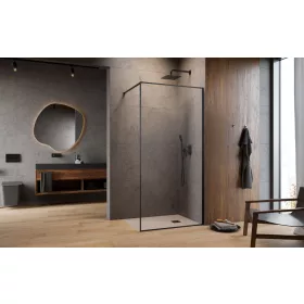   ﻿Modo F II Brushed GunMetal Walk-in szálcsiszolt fegyvermetál zuhanyfal 145 átlátszó