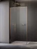 Modo F SL II Brushed Copper Walk-in szálcsiszolt réz zuhanyfal 50 átlátszó balos