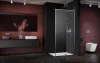Modo F SL II Brushed Nickel Walk-in szálcsiszolt króm zuhanyfal 95 átlátszó jobbos
