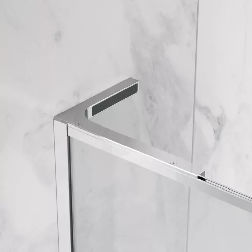 Modo F SL II Black Walk-in fekete zuhanyfal 100 átlátszó balos