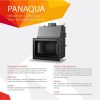 PanAqua 15 kW központi fűtésre köthető, vízteres kandallóbetét