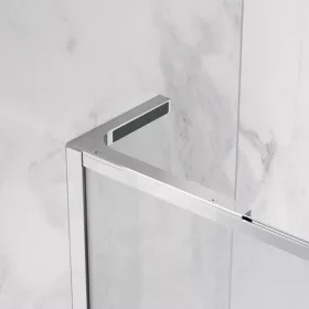   Essenza 8 SL Brushed Copper PND II szálcsiszolt réz kádparaván 140 átlátszó balos