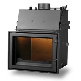   PanAqua 20 kW központi fűtésre köthető, vízteres kandallóbetét